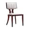 Manhattan Comfort Pulitzer Dining Chair (Set of Two) in Silver and Walnut DC001-SV - alternate 4